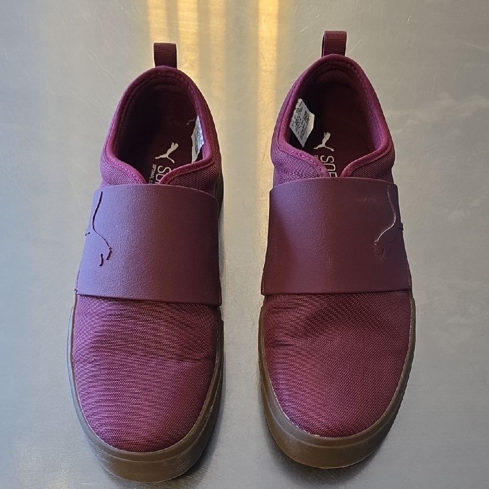 Puma Men's Shoes in Burgundy